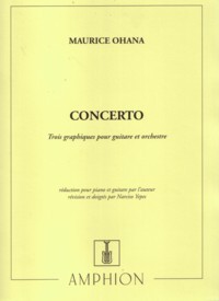 Concerto, Trois graphiques [GPR] available at Guitar Notes.