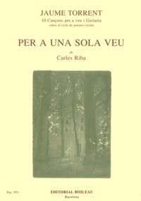 Per a una Sola Veu available at Guitar Notes.