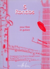 5 Rondos(Lambert) available at Guitar Notes.