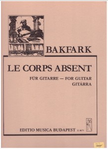 Le Corps Absent available at Guitar Notes.