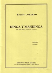 Dinga y Mandinga [Fl/Gtr/Vc/Bong] [SET] product illustration