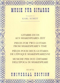 Pieces for Two Guitars from Shakespeare's Time available at Guitar Notes.