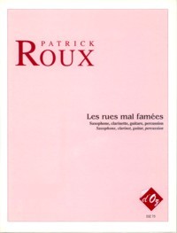 Les rues mal famees [Sax/Cl/Perc/Gtr] product illustration