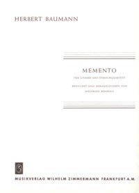 Memento [2Vn/Va/Vc/Gtr] available at Guitar Notes.