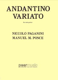 Andantino variato on a theme of Paganini product illustration