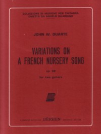 Variations on a French Nursery Song, op.32 available at Guitar Notes.