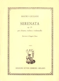 Serenata, op.19 [Vn/Vc/Gtr] product illustration