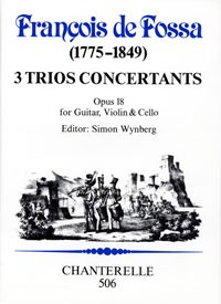 3 Trios Concertantes, op.18 [Vn/Vc/Gtr] product illustration