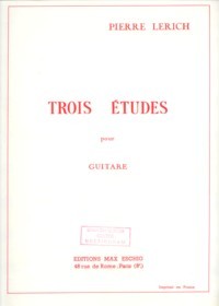 Trois Etudes available at Guitar Notes.