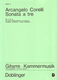 Trio Sonata, op.4/5 [2Rec/Gtr] available at Guitar Notes.