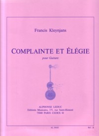 Complainte & Elegie, op.108 available at Guitar Notes.