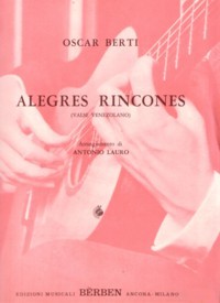 Alegres Rincones (Lauro) available at Guitar Notes.