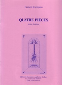 Quatre Pieces, op.68 available at Guitar Notes.