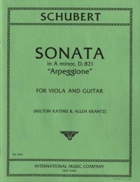 Arpeggione Sonata, D821(Katims/Krantz) available at Guitar Notes.