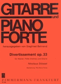 Divertissement, op.33 [Pf/Fl(Vn)/Gtr] product illustration