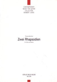 Zwei Rhapsodien available at Guitar Notes.