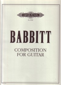Composition for Guitar available at Guitar Notes.