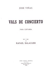 Vals de Concierto (Balaguer) available at Guitar Notes.