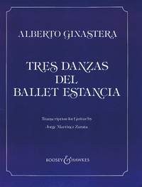 Tres Danzas del Ballet 'Estancia' op.8 available at Guitar Notes.
