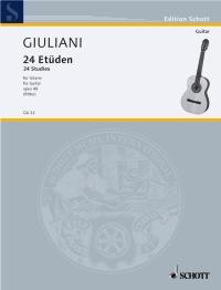 24 Studies, op.48(Ritter) available at Guitar Notes.