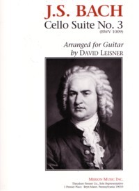 Cello Suite no.3 BWV1009 (Leisner) available at Guitar Notes.