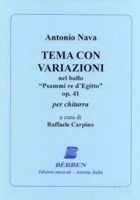 Tema con variazioni, op.41(Carpino) available at Guitar Notes.