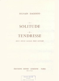 Solitude; Tendresse available at Guitar Notes.