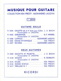 Etude no.1 pour deux guitares available at Guitar Notes.