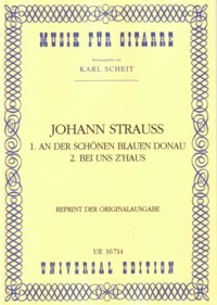 An der schonen blauen Donau; Bei uns Z'haus (Fahrbach) product illustration