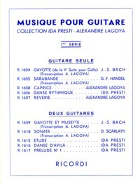 Prelude no.1 available at Guitar Notes.