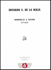 Homenaje a Haydn available at Guitar Notes.