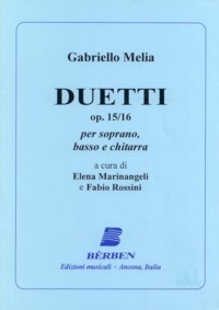 Duetti, opp.15 & 16 [2Voc(S/B)Gtr] product illustration