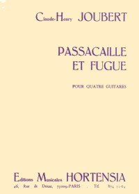 Passacaille et Fugue available at Guitar Notes.