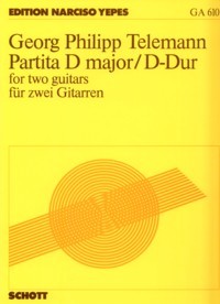 Partita in D (Yepes) available at Guitar Notes.