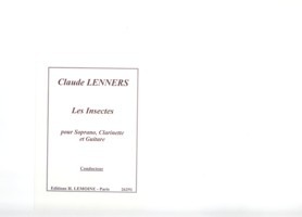 Les insectes [Sop/Cl/Gtr] available at Guitar Notes.