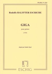 Giga (Pujol 1223) available at Guitar Notes.
