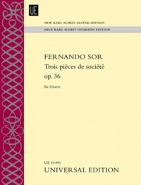 Trois pieces de societe op.36(New Karl Scheit Edition) available at Guitar Notes.