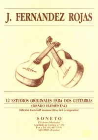 12 Estudios available at Guitar Notes.