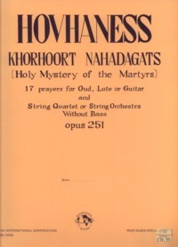 Khorhoort Nahadagats, op.251 [2Vn/Va/Vc/Gtr] available at Guitar Notes.