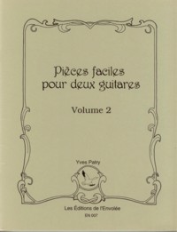 Pieces faciles for two guitars, Vol.2 available at Guitar Notes.