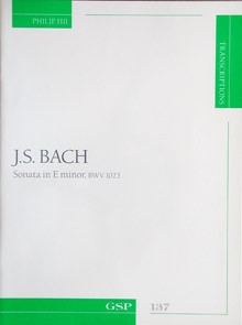 Sonata in e minor, BWV1023(Hii) available at Guitar Notes.