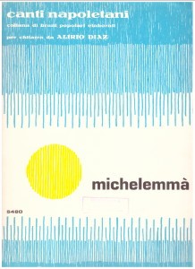 Michelemma, neapolitan song (Diaz) product illustration