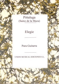Elegia (Sainz de la Maza) available at Guitar Notes.