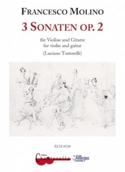 3 Sonatas op.2 (Tortorelli) available at Guitar Notes.