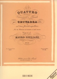 Tre temi e variazioni, opp.142-144 (Set) available at Guitar Notes.