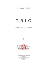 Trio available at Guitar Notes.