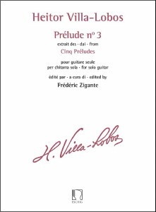 Prelude no.3 in a-min (Zigante) available at Guitar Notes.