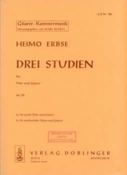 Drei Studien, op.30 available at Guitar Notes.