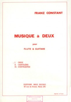 Musique a Deux no.3: Contrastes available at Guitar Notes.
