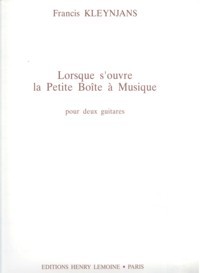 Lorsque s'ouvre la petite boite a musique, op.137 product illustration
